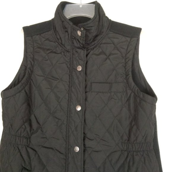 Valerie Bertinelli Black Puffer Vest. Size Medium - Picture 2 of 8